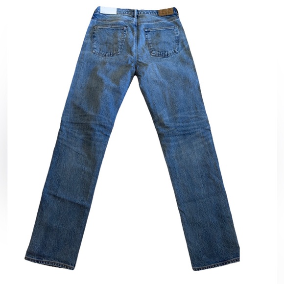 NWT American Eagle Easyflex Straight Jeans New Size 30 X 36 $60 Ripped - Picture 7 of 8